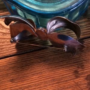 Monet Jewelry - Huge Vintage Monet Sterling Bow Pin Monet Jewelry - Huge Vintage Monet Sterling Bow Pin
